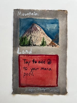 Image of Forgotten Stargates Magic card 4 (mountain )