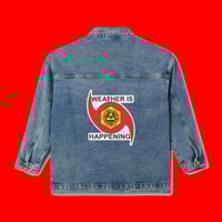 Image 1 of THE WEATHER IS HAPPENING WOMEN'S DENIM JACKET