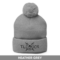 Image 3 of T L C R  Pom-Pom Beanie  |  Light 