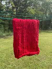 Custom Chunky Yarn Blanket