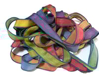 Image 3 of 1PC. BALLOON ANIMALS 42" hand dyed wrist wrap bracelet silk ribbon//Yoga wrist wrap bracelet ribbon