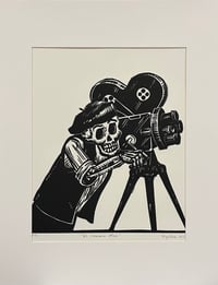 El Camera Man Print