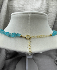 Image 3 of Apatite Crystal Gemstone Necklace