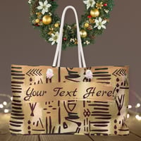 Image 2 of Tribal Mudcloth Weekender | Bold Boho Travel Bag