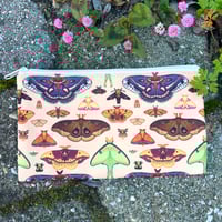 North American Moths Pencil Pouch