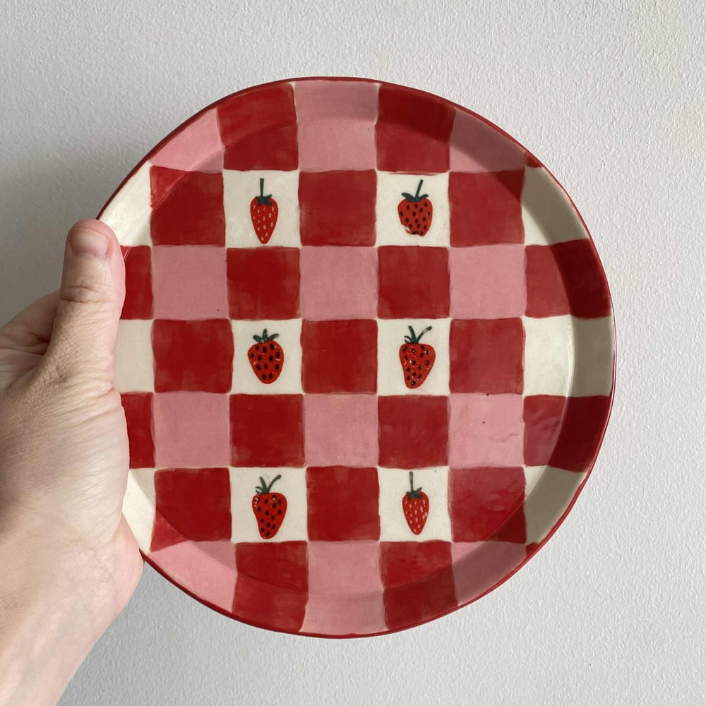 Image of Strawberry Plate #1 - pre-order