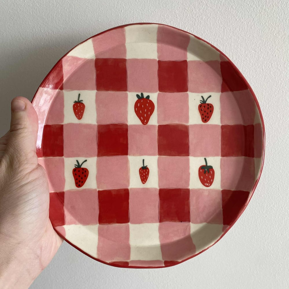 Image of Strawberry Plate #2 - pre-order