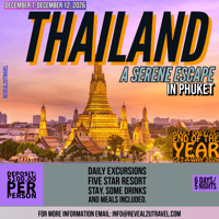 DEC 2026 - ADULTS ONLY: WINTER ESCAPE- DEPOSIT ONLY