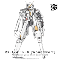 Image 3 of 1/100 TR-6 [Woundwort] w/ Psycho Blade Fixed Pose Model Kit (Pre-Order Item)