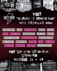 (FRIDAY ONLY) 10 YEAR GET RAD MINI FESTIVAL TICKET