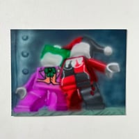 Image 2 of Joker & Harley Painting