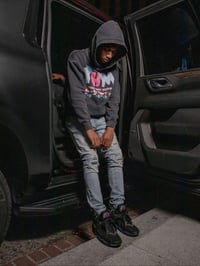 Image 1 of YHM OVERSIZED ACID WASH HOODIE