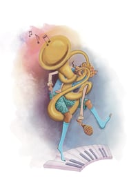 Image 2 of One Man Band - Card