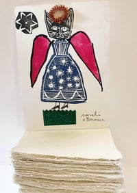 Image 1 of Little Kittens / handmade print 