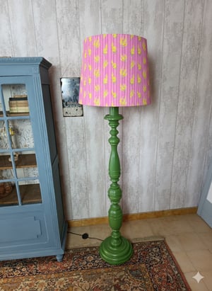 Lampe sur Pied Bambou & Mimosa 