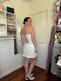 Image 2 of THE CATHERINE BUTTERMILK CORSET SET <span style="display:none;">RENT</span>