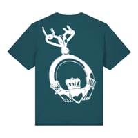 Image 1 of *SALE* BIG CLADDAGH TEE (Stargazer)