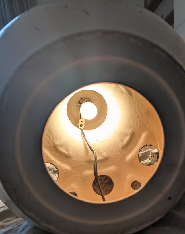 Grande lampe de sol.