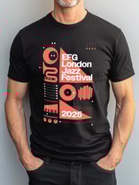 Image 1 of EFG London Jazz Festival 2025 T-shirt - Black
