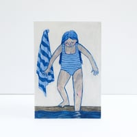 Image 1 of 'Dip a Toe' Greetings Card