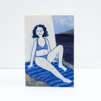 Image 1 of 'Drying in the Sun' Greetings Card