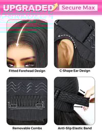 Image 5 of WIG - 9x6 Lace Moka Mousse Color Birmans Curly Wear Go Glueless Perruque avec élastique Draw