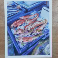 Image 1 of Red Mullet,  limited edition giclée print 