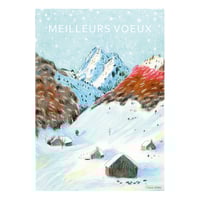 Lot de 2 cartes de voeux "Pic du midi de Bigorre"