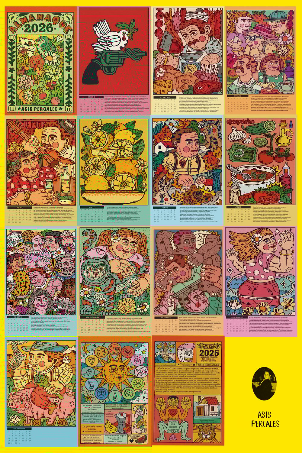 Image of Calendario Percales 2026