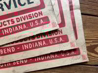 Image 5 of Stromberg Carburetor Horizontal Linocut Print  FREE SHIPPING