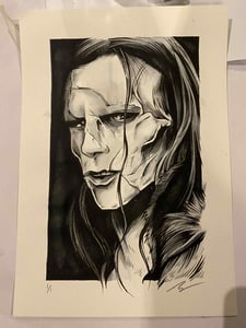 Image of FRANKENSTEIN - THE CREATURE 2 - OG WATERCOLOUR