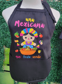 Image 1 of Apronuna mexicana, mandil una Mexicana black