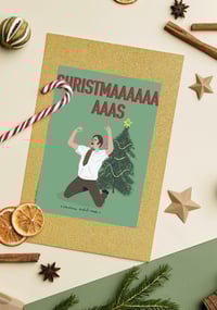 Image 1 of Carte de vœux pliée The office 