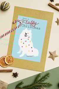 Image 1 of Carte de vœux pliée Have a Fluffy Christmas