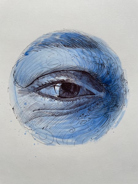 Image of Eye Study Cobalt 