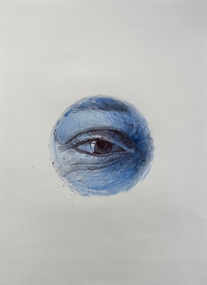 Image of Eye Study Cobalt 