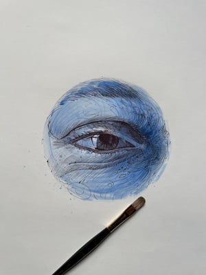 Image of Eye Study Cobalt 