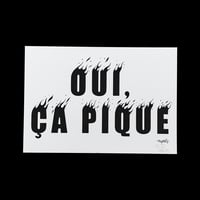 Ça pique! - Sérigraphie sur Papier - A5 14,8× 21 cm by Martie