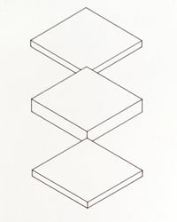 Image 2 of California Elevation Study VI, Fourfold Abstraction