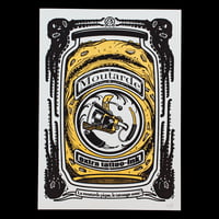 Moutarde Extra Tattoo-Ink - Sérigraphie sur Papier - A4 21x29,7cm by l’Eremythe