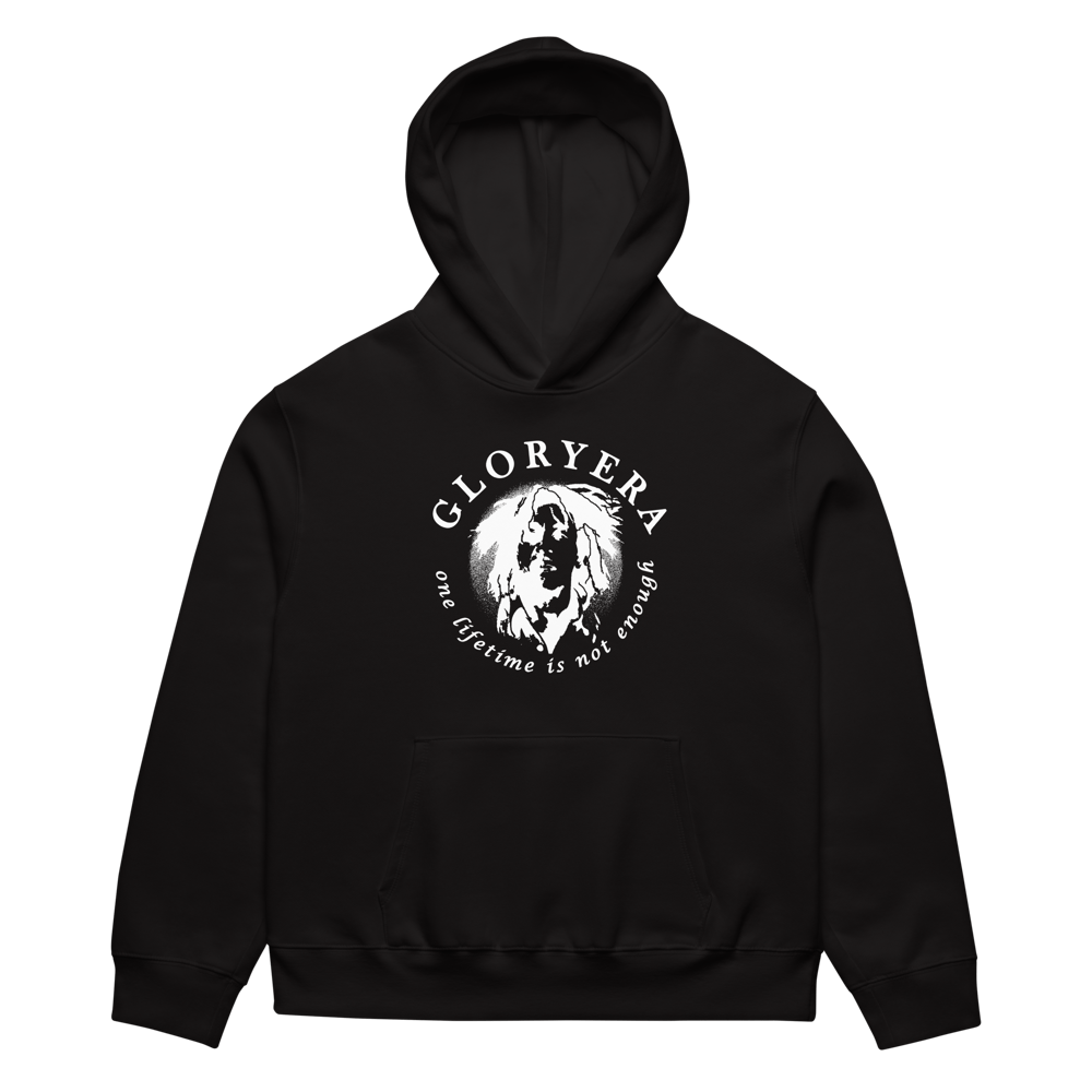 Image of GLORYERA® "ONE LIFETIME™" Premium Hoodie (BLACK)