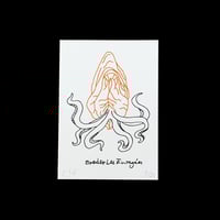 Octopussy - Sérigraphie sur Papier - A5 10,5x14,8cm by Brodries Enragées