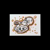 Poulpe Attack - Sérigraphie sur Papier - A6 10,5x14,8 cm by Fast Freak