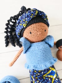Image 3 of Kit crochet Ma Poupée Awa (version bleu jean)
