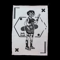 Image 2 of 13 12 Skate Purple - Patch XXL - 22x32 cm by Sacré Poulpe