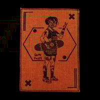 Image 3 of 13 12 Skate Purple - Patch XXL - 22x32 cm by Sacré Poulpe