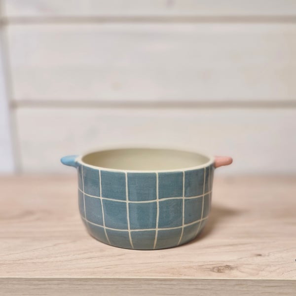 Image of Bol Camille & Clémentine bleu canard