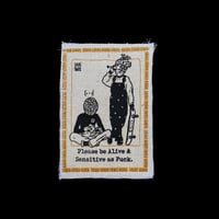 Image 1 of Alive & Sensitive - Patch M - 10,5x14,8 cm by Sacré Poulpe