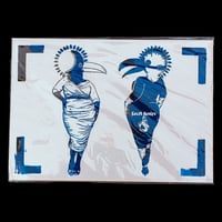 Image 4 of Twin birds - Sérigraphie sur Papier - A3  42x29,7cm by Sacré Poulpe