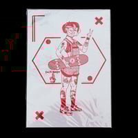 Image 5 of 13 12 Skate - Sérigraphie sur Papier -  A3 42x29,7cm by Sacré Poulpe